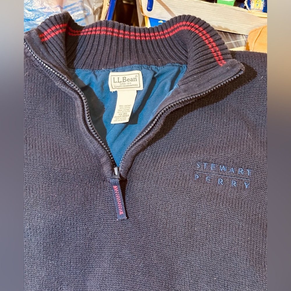 Warmest L.L.Bean pullover EVER! XXL thick woven, lined. Thick & warm, Nice!